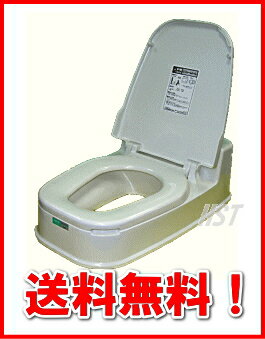 【送料無料】【通常店舗在庫あり】置くだけで、洋式トイレに早変わりリフォームトイレP型両用式床に段差のあるトイレ用カラー：ホワイト：【FS_708-10】【SBZcou1208】05P123Aug12