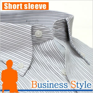 ボタンダウン 半袖ワイシャツ ビジネス フォーマル カジュアルに最適！ メンズ 半袖 ワイシャツ Yシャツ [形状安定][形態安定][形状記憶][レギュラーカラー][ワイドカラー][クレリック][ドレスシャツ] 多数取り扱い！ カラーシャツ 白シャツ