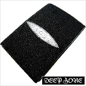 ディープゾーン[DEEPZONE]本革 スティングレイ(エイ革)スキン ウォレット [二つ折り財布]DEEP-RW-002