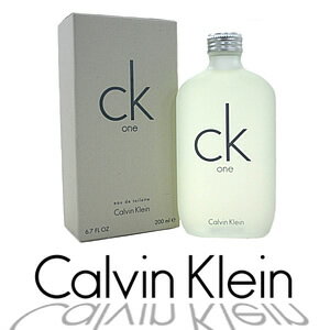 カルバンクライン/シーケーワン(CK-ONE)/200ml香水[CalvinKleinフレグランス]( Calvin Klein 香水 カルバン クライン フレグランス )ユニセックス