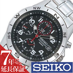 【レビューを書いて特別価格+無料！】セイコー腕時計[SEIKO時計]( SEIKO 腕時計 セイコー 時計 )クロノグラフ/メンズ時計/SND375PC