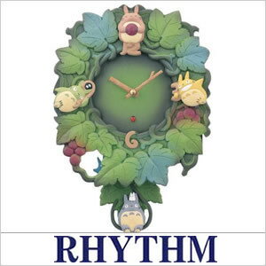 リズム掛け時計[Rhythm]( Rhythm 掛け時計 リズム 掛時計 )となりのトトロ掛時計/4MP730-MN05[インテリアクロック]