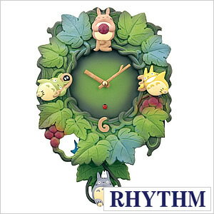 リズム掛け時計[Rhythm]( Rhythm 掛け時計 リズム 時計 )となりのトトロ/リズム時計/4MP730MN05