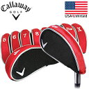 【Callaway/キャロウェイ】USモデル プレミアムアイアンカバー レッド(ゴルフヘッドカバー 9本セット)【YDKG-kj】【10P07Nov15】【楽ギフ_包装】