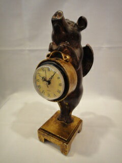 Fancy Pig Clock／ファンシーピッグクロック 置き時計