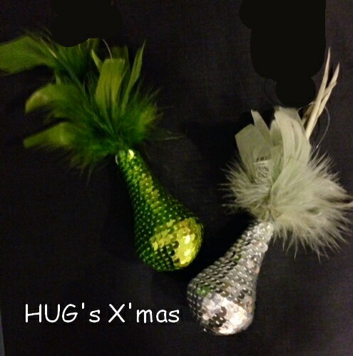 スパンコールドロップオーナメント HUGセレクトク