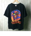キャラクター Tシャツ ルーニーテューンズ タスマニアンデビル ブラック メンズ 【中古】