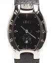 エベル SS クオーツ Lichine スモールセコンド 腕時計 ブラック EBEL レディース【中古】