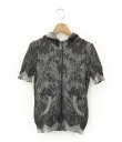 マックスアンドコー SIZE S (S) 総柄半袖ジップアップパーカー MAX&Co. レディース【中古】