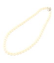 SV パール 7mm シルバー金具 ネックレス レディース 【中古】