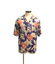 【中古】美品 花柄半袖シャツ メンズ CHRISTIAN DADA