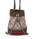 【中古】美品 グッチ ショルダーバッグ オフィディア ミニバケットバッグ 550620 213317 レディース GUCCI