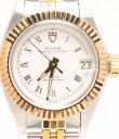 【中古】チュードル 腕時計 自動巻き ホワイト レディース TUDOR