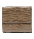 【中古】ルイヴィトン Wホック二つ折り財布 ポルトモネ ビエ カルトクレディ エピ M6348C ユニセックス Louis Vuitton