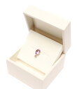 【中古】新品同様 未使用 ピアス シングル K10YG アメシスト ピンクトルマリン 1.1g Niziiro jewels サスティナブル レディース aidect