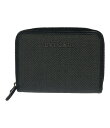 【中古】 ブルガリ コインケース ラウンドファスナー ヘリンボーン柄 ウィークエンド ユニセックス Bvlgari