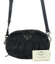 【8%OFFクーポン 1/25 10:00〜1/29 23:59まで】【中古】 プラダ ギャザーショルダーバッグ BP0171 レディース PRADA