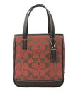 【中古】美品 コーチ ハンドバッグ シグネチャー 6087 レディース COACH