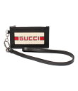 【中古】美品 グッチ ネックストラップ付 コインケース カードケース レディース GUCCI