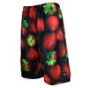 HXB MESH SHORTS【STRAWBERRY】 バスケットボールパンツ バスパン バスケショーツ バスケ バスケットボール イチゴ フルーツ