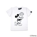 ミッキー / HXB バスケットボール キッズ Tシャツ(コットン) WHITE KIDS バスケ シャツ Tシャツ ディズニー Disney Mickey