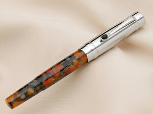 【即納】【STIPULA/スティピュラ】イ・カストーニ万年筆イタリックペン先:イタリック(カリグラフィ)キャップには天然石「オニキス」が重厚感をプラス!【送料無料】