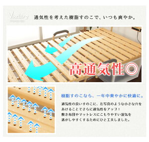 折りたたみ樹脂すのこベッド