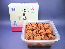 10P123Aug12【SBZcou1208】【紀州南高梅】かつお梅1100g(化粧箱入り）