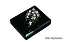 11.0巾広文庫 黒 さくら桜(内梨地)