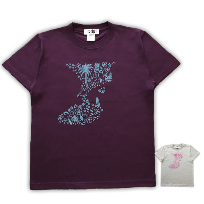 amycco. 文鳥 (ブンチョウ ぶんちょう buncho) Tシャツ #3 「バリで遊ぶ文鳥」 メンズ 綿100% 全3色 クリスマス