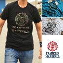 フランクリンマーシャル FRANKLIN & MARSHALL イタリア製 Tシャツ メンズ ロゴプリント 43181-4026 全3色 ■02160628【P10】