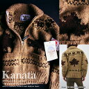 Kanata カナタ カウチンセーター 正規品 メンズ ニット ウール ジャケットMaple design sweaterダークオートミールOfficial licensed products■04120911Kanata カナタ カウチンセーター 正規品 メンズ ニット ウール ジャケット