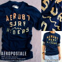 エアロポステール Tシャツ 正規品 ロゴプリント 半袖 メンズ6001-3824 ネイビーAEROPOSTALE エアロポステール Tシャツ 正規品 ロゴプリント 半袖 メンズ