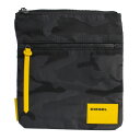 エントリーでポイント2~最大20倍!2/24 23:59まで DIESEL ディーゼル F-DISCOVER CROSS FディスカバリークロスDISCOVER-UZ カモフラージュ カモ柄 ショルダーバッグ メンズ レディースX04813-P2084-T8013 ブラック イエロープレゼント ギフト 通勤 通学