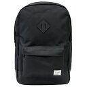 全品ポイント2~最大20倍!6/24 23:59まで HERSCHEL/ハーシェル HERITAGE ヘリテージ10007-00535 BLACK BLACK バックパック/リュックサック/カバン/鞄 メンズ/レディースブラック プレゼント/ギフト/通勤/通学