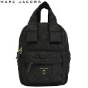 全品ポイント2~最大20倍!4/24 9:59まで MARC JACOBS NEW YORK マークジェイコブス Nylon Knot Backpack ナイロン ノット バックパックDouble J リュックサック バッグ レディース A4 M0011201 001 ブラックプレゼント ギフト 通勤 通学 送料無料