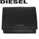 DIESEL ディーゼル LORETTA ロレッタ二つ折り 財布 メンズ レディース ブラック X05651-P1743-T8013プレゼント ギフト 通勤 通学 送料無料