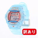【訳あり】【アウトレット】【BOXなし】CASIO カシオ / Baby-G ベビージー BG-169R-2C レディース デジタル クリア ライトブルー 腕時計