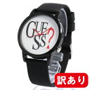 【訳あり】【アウトレット】【BOXなし】GUESS / ゲス V1021M1 メンズ レディース ユニセックス ORIGINALS BLACK LOGO ANALOG WATCH 腕時計 母の日