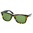 全品ポイント2~最大20倍!4/24 9:59まで Ray-Ban/Rayban/レイバン サングラス/メンズ/レディースRB2140F 11594E 52 WAYFARER/ウェイファーラー/スポッティドグリーンハバナ プレゼント/ギフト/通勤/通学/送料無料