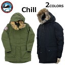 ARCTIC EXPLORER アークティックエクスプローラー CHILL チルジャケット ダウン アウター ロゴ 刺繍 メンズ レディース ブラックプレゼント ギフト 通勤 通学 送料無料 父の日