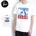 by Parra パラ Nope T-Shirts Tシャツ半袖 カットソー ウェア アウトドア ロゴ メンズ レディース ホワイト43610プレゼント ギフト 通勤 通学 送料無料 母の日