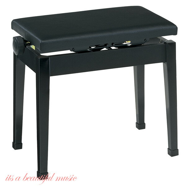 【its】売れてます！日本製！軽くコンパクトなピアノ椅子・甲南Konan P-50（P50）黒色