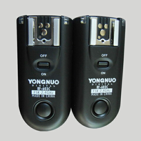 【第二世代!!】YONGNUO製 ラジオスレーブ RF-603C3 キャノン用セット 1D…...:i-go:10000662