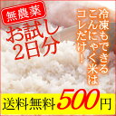 【お客様還元期間中】【お試し】無農薬石井さんの乾燥こんにゃく米2袋！こんにゃくごはん ダイエット米こんにゃくご飯にお使い下さい。※マンナンヒカリではありません【送料無料】　【0603_point】