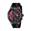 フェラーリ 腕時計 Ferrari 830260 ウォッチ メンズ 男性用 Ferrari Men's 0830260 REDREV EVO Analog Display Quartz Black Watch