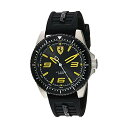 フェラーリ 腕時計 Ferrari 830487 ウォッチ メンズ 男性用 Ferrari Men's XX KERS Stainless Steel Quartz Watch with Silicone Strap, Black, 21 (Model: 0830487)