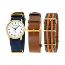 フレデリックコンスタント 腕時計 Frederique Constant FC235M4S5GRYOR ウォッチ メンズ 男性用 Frederique Constant Slimline Gold Men's Watch FC235M4S5GRYOR + 2 Extra Strap