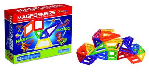 }OtH[}[ ubN pY 62s[X Magformers Magnetic Building Construction Set - 62 Piece Designer Set