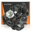 SecurityIng ヘッドランプ ヘッドライト 1200ルーメン 防水 Outdoor Waterproof 1600LM CREE XM-L T6 LED Headlamp